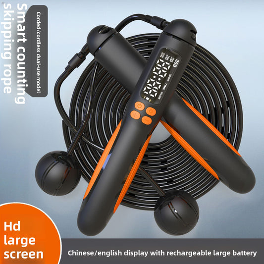 Smart Digital Jump Rope – Cordless & Corded Fitness Trainer