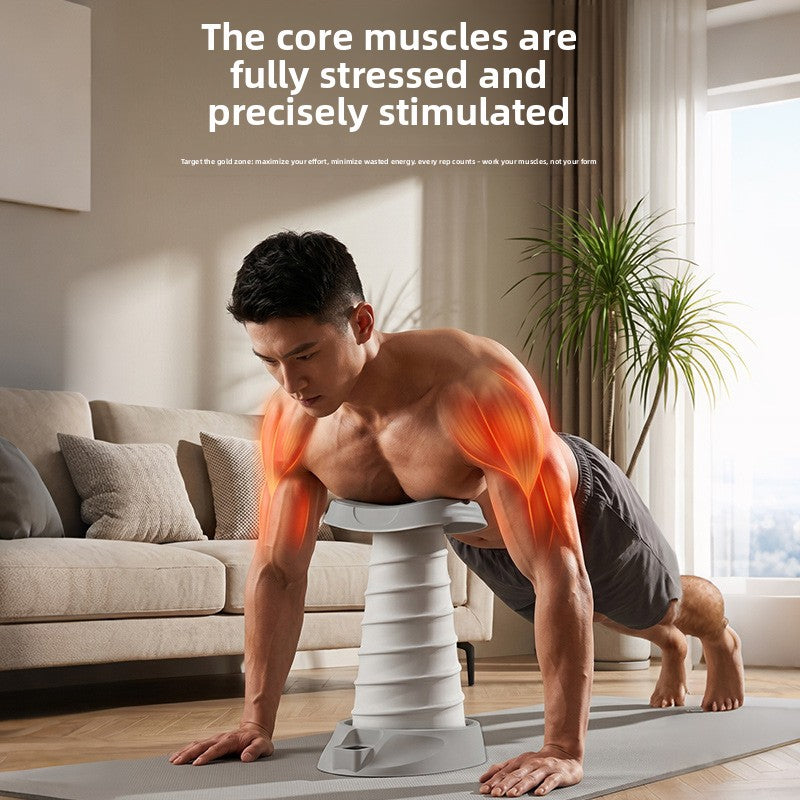 Adjustable Push-Up Stand with Resistance Bands
