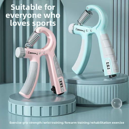 Adjustable Hand Grip Strengthener with Counter